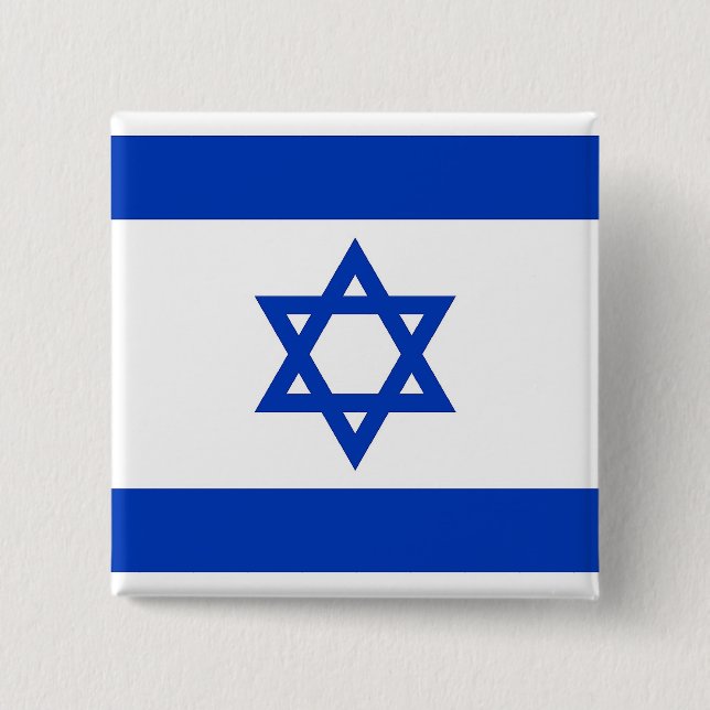 Schaltfläche mit der Flagge Israels Button (Vorderseite)