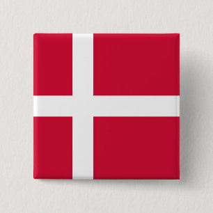 Schaltfläche mit Flagge in Dänemark Button