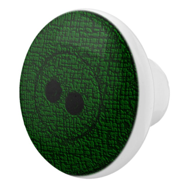 Schaltfläche mit grüner Textur Keramikknauf (Rechts)
