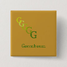 Schaltfläche - Monogramm mit Namen