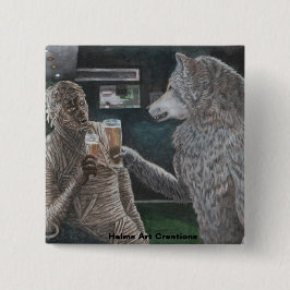 Schaltfläche "Mummy and Werewolf Drinks Fantasy Ar Button