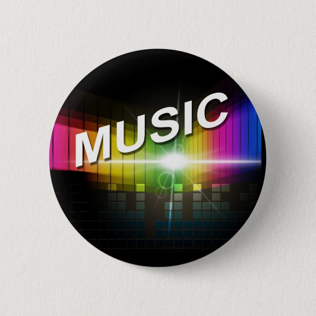 Schaltfläche "Musik-Illustration" Button (Vorderseite)