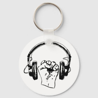 Schaltfläche "Musikalische Überraschung" Schlüsselanhänger