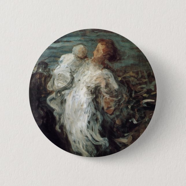 Schaltfläche "Mutter mit Kind" Button (Vorderseite)
