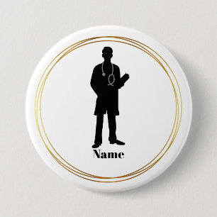 Schaltfläche "Name der männlichen Silhouette" Button