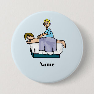 Schaltfläche "Name des männlichen Chiropraktors od Button