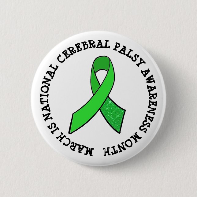 Schaltfläche "National Cerebral Palsy Awareness Mo Button (Vorderseite)