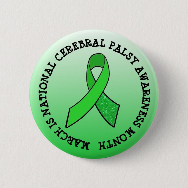 Schaltfläche "National Cerebral Palsy Awareness Mo Button (Vorderseite)