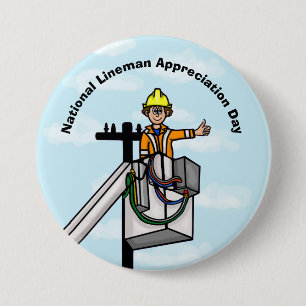 Schaltfläche "National Lineman Appreciation Day" Button