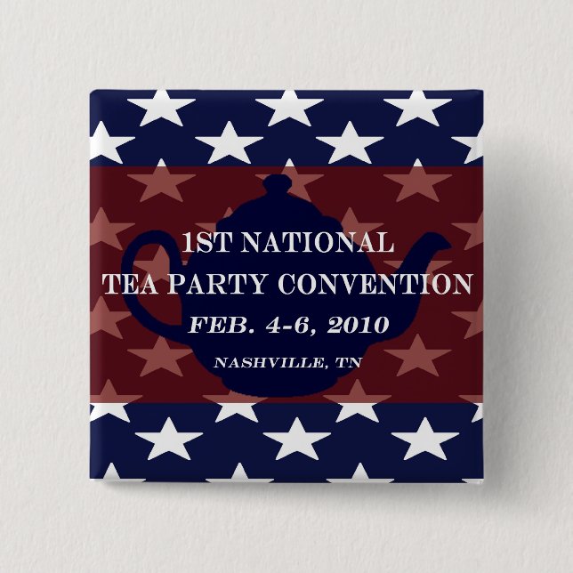 Schaltfläche "National Tee Party Convention" Button (Vorderseite)