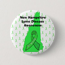 Schaltfläche "Neue Hampshire Lyme Disease Awarenes