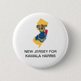Schaltfläche NEW JERSEY für Kamala Harris 2020 Button