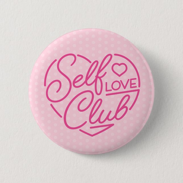 Schaltfläche "niedliche Liebe Club Herz-Button" Button (Vorderseite)