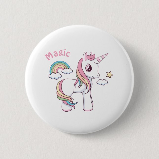 Schaltfläche "niedliche Magie" Button (Vorderseite)