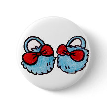 Schaltfläche "niedliche Slipper"