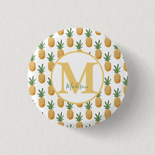 Schaltfläche "niedliches tropisches Ananas" Button
