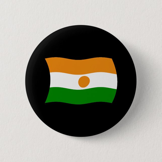 Schaltfläche "Niger Flag" Button (Vorderseite)