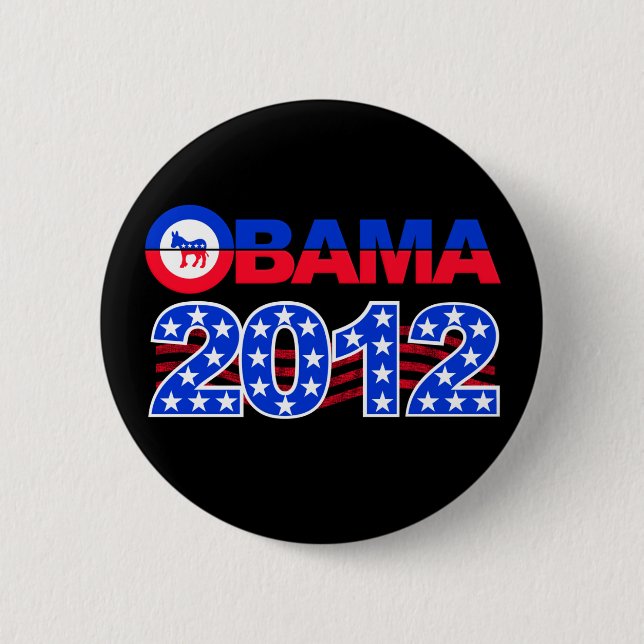 Schaltfläche OBAMA 2012 Button (Vorderseite)