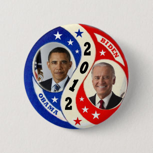 Schaltfläche Obama Biden 2012 Jugate Button