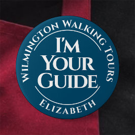 Schaltfläche "offizieller Tour Guide" Abzeichen Button