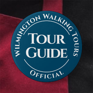 Schaltfläche "offizieller Tour Guide" Abzeichen Button
