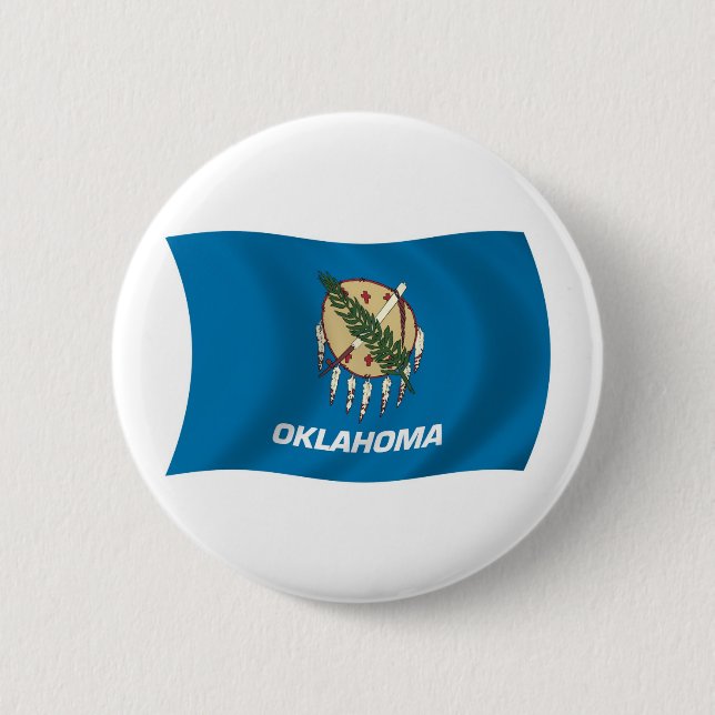 Schaltfläche "Oklahoma Flag" Button (Vorderseite)