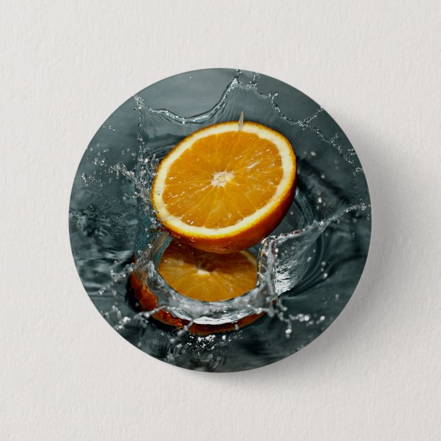 Schaltfläche Orange Splash Button (Vorderseite)