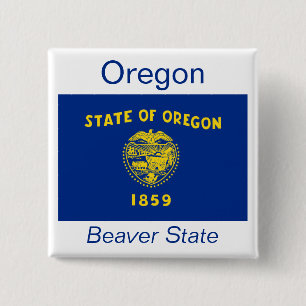 Schaltfläche "Oregon Flag" Button