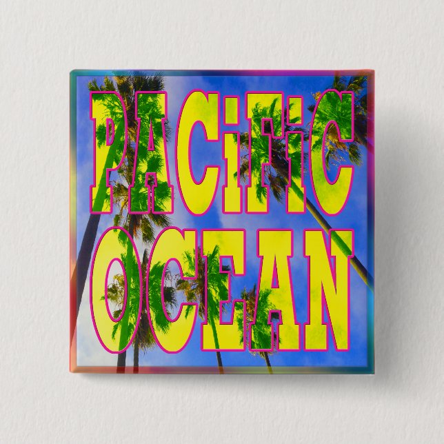 Schaltfläche "Palm Sky: Pacific Ocean" Button (Vorderseite)