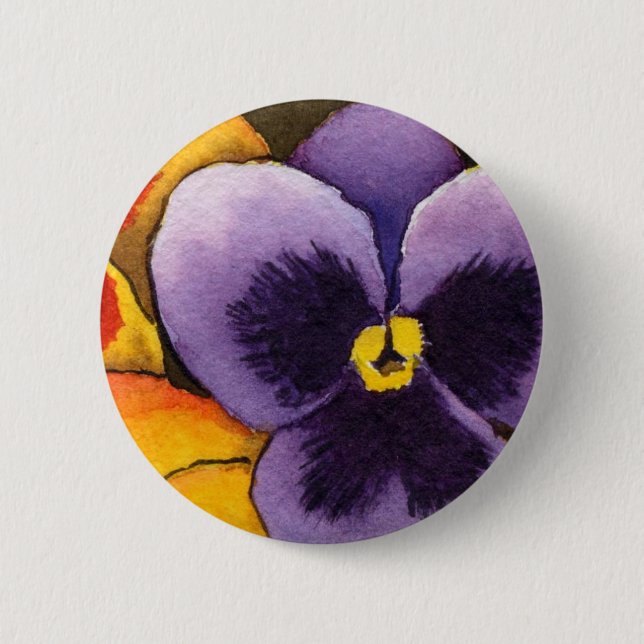 Schaltfläche "Pansy #1" Button (Vorderseite)