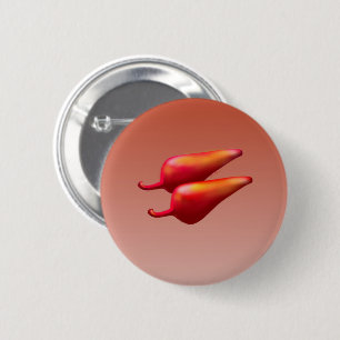 Schaltfläche "Paprikaschoten des roten Chilis" Button
