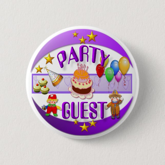 Schaltfläche "Partuy Guest" Button (Vorderseite)