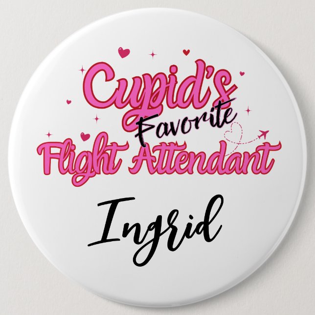 Schaltfläche "personalisierte Flugbegleiter" Button (Vorderseite)