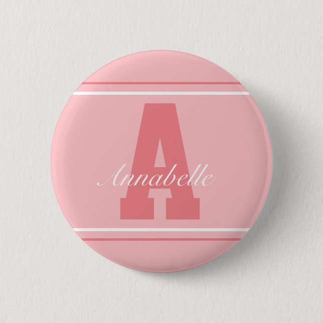 Schaltfläche "personalisierte Typografie" Button (Vorderseite)