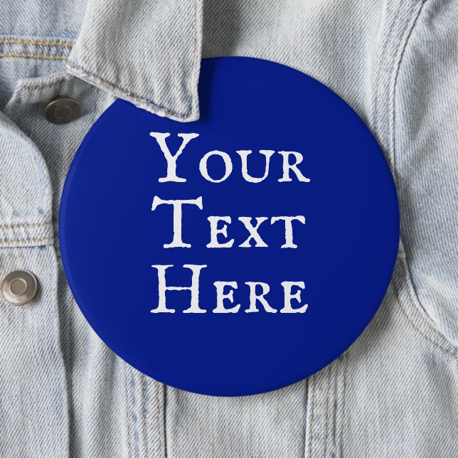 Schaltfläche "personalisierte Wörter dunkelblauer  Button (Beispiel)