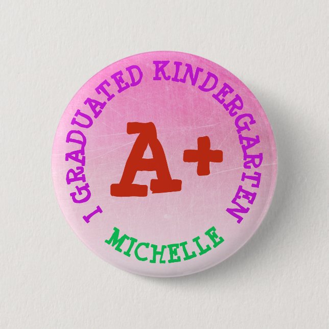Schaltfläche "Personalisierter Kindergarten" Button (Vorderseite)