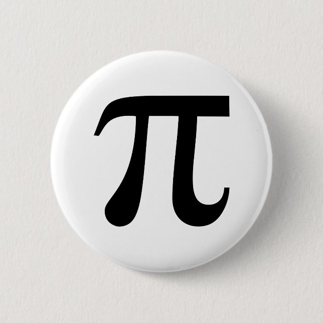 Schaltfläche Pi Math Symbol Button (Vorderseite)