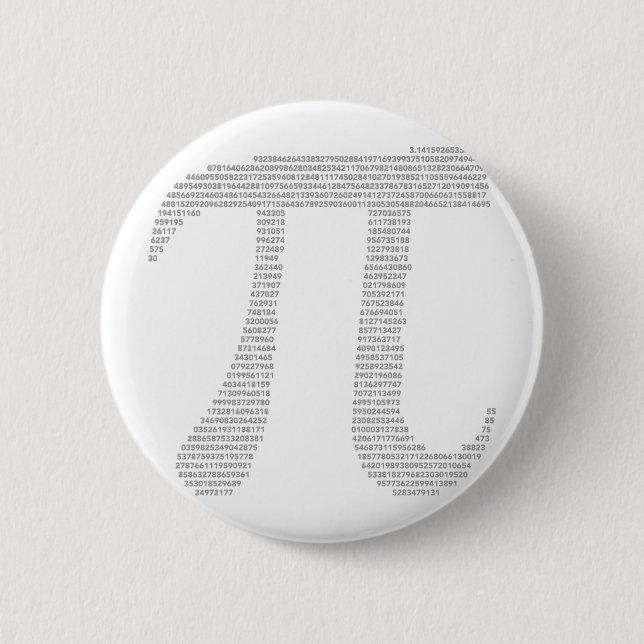 Schaltfläche Pi Symbol Button (Vorderseite)