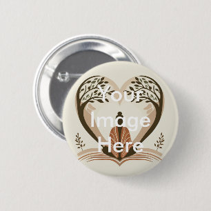 Schaltfläche Pinback für Ihr eigenes Foto personal Button