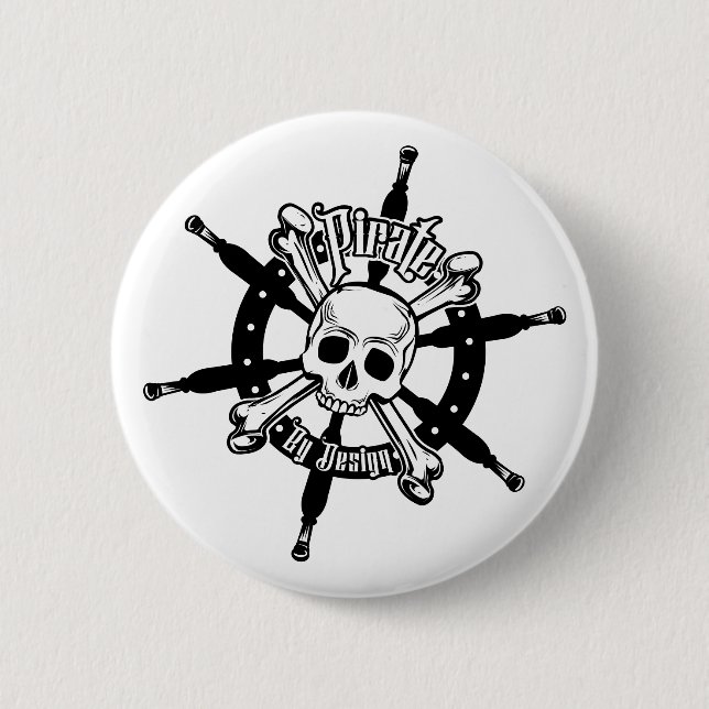 Schaltfläche "Piraten" Button (Vorderseite)
