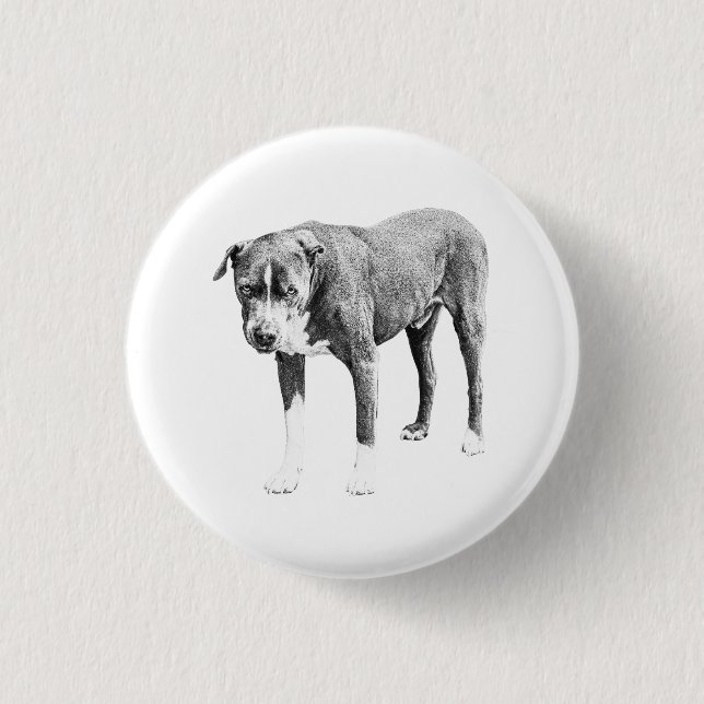 Schaltfläche "Pit Bull" Button (Vorderseite)