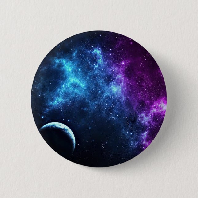 Schaltfläche Planet Galaxy Button (Vorderseite)