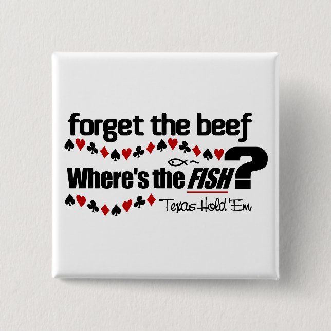 Schaltfläche Poker Fischen Button (Vorderseite)