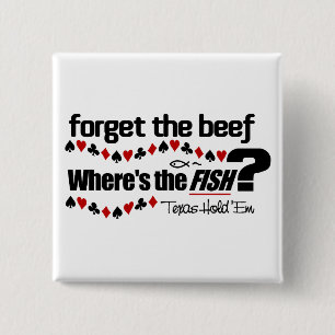 Schaltfläche Poker Fischen Button