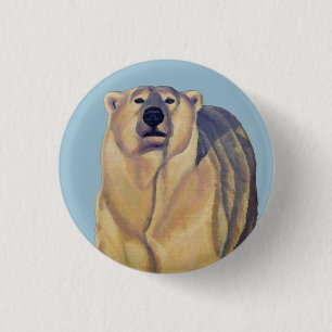 Schaltfläche "Polar Bear Buttons Button Wildlife A