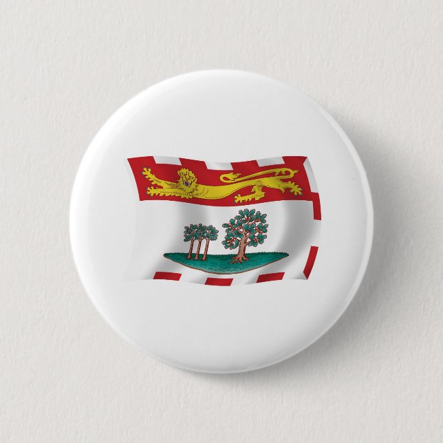 Schaltfläche Prince Edward Island Flag Button (Vorderseite)