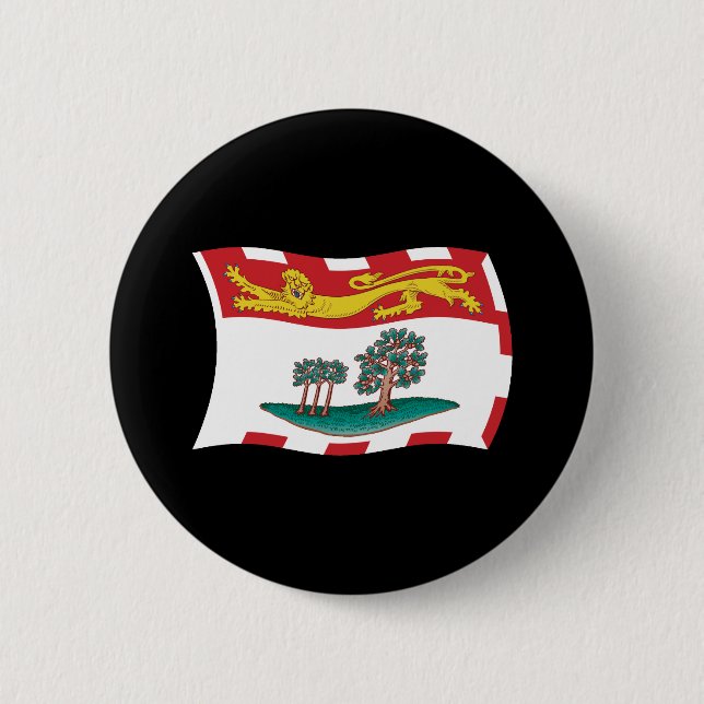 Schaltfläche Prince Edward Island Flag Button (Vorderseite)