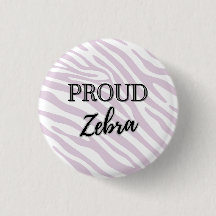 Schaltfläche "Proud Zebra Rare Disease"