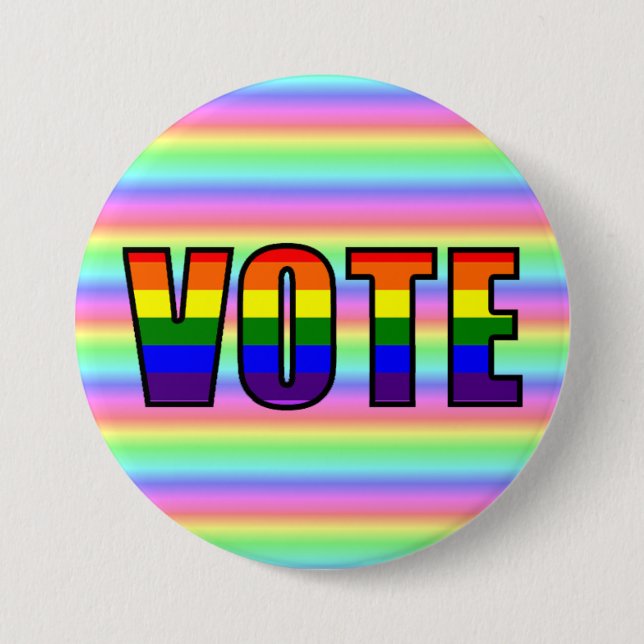 Schaltfläche "Rainbow LGBT" Button (Vorderseite)