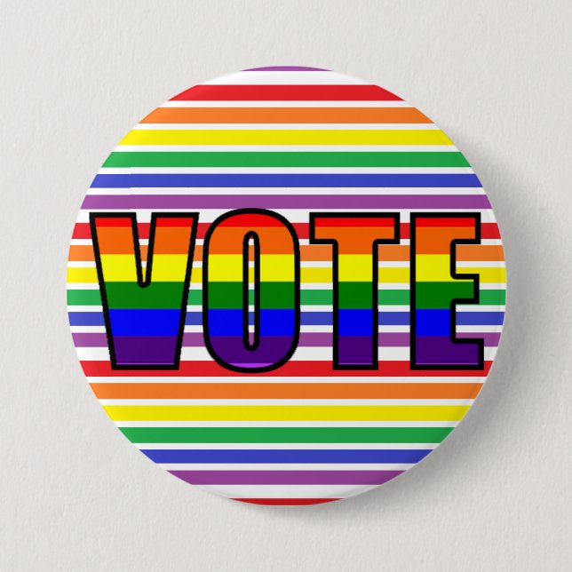 Schaltfläche "Rainbow LGBT" Button (Vorderseite)